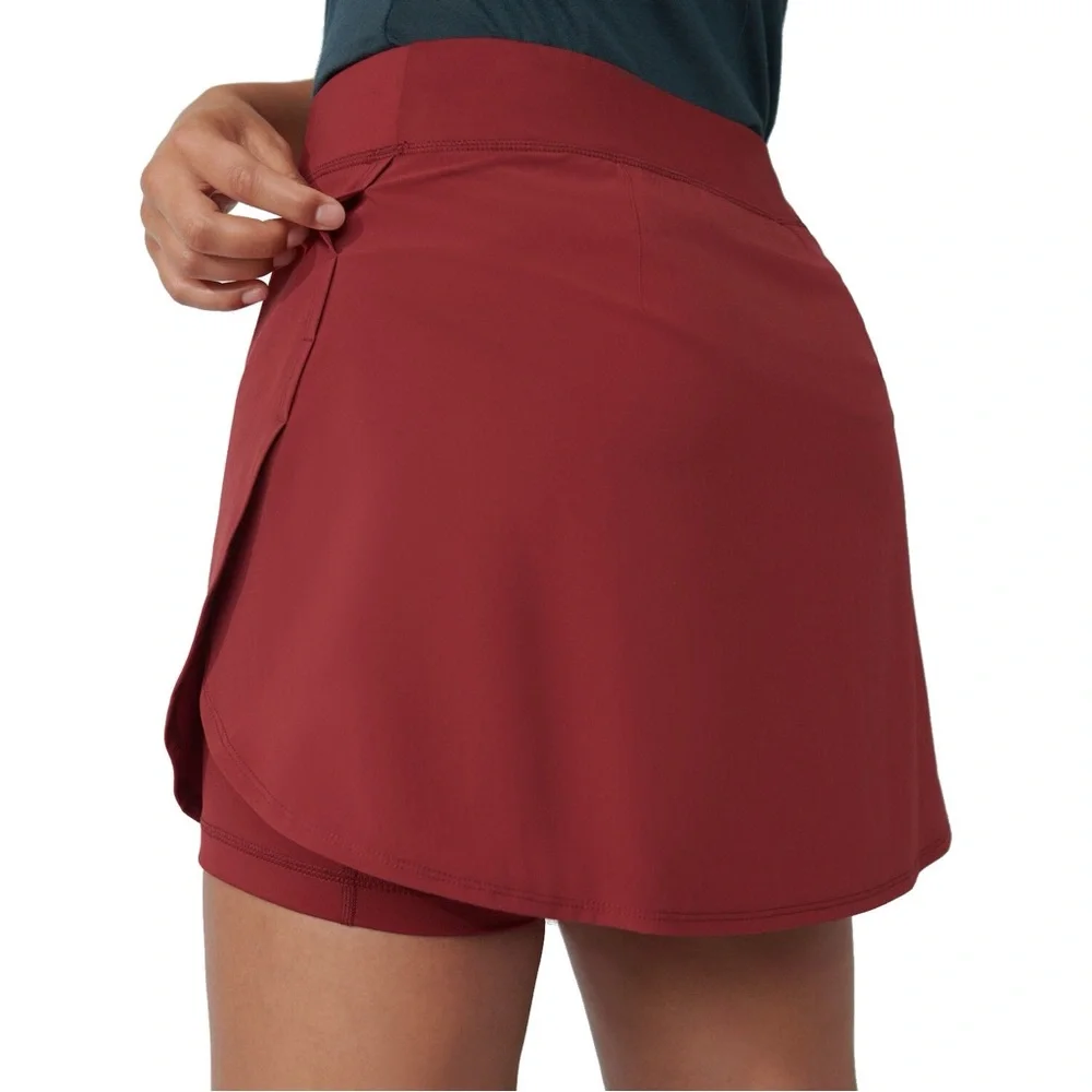 Fjällräven Abisko Midsummer Skort EU 36 US 27 28 4 6 maroon athletic Gorpcore - Picture 5 of 16